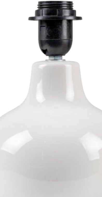 Surya Stella Glazed White Table Lamp-2