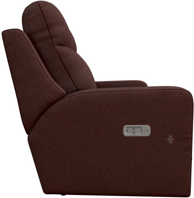 La-Z-Boy® Emmons Brick Power Reclining Loveseat with Headrest-2