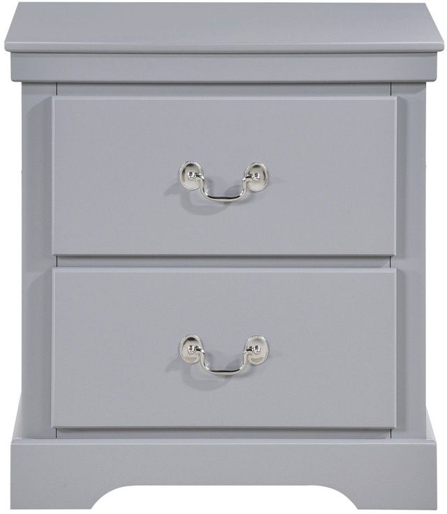 Homelegance® Seabright Gray Nightstand-2