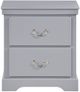 Homelegance® Seabright Gray Nightstand-2