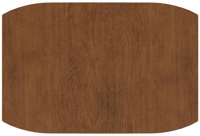Mavin Customizable Boat Extendable Dining Table with 18" Leaf-3