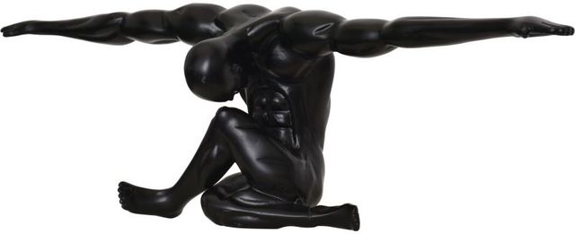 Renwil® Mortal Matte Black Human Figurine-0