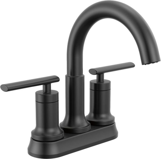 Delta Altado™ Matte Black 2-Handle Tract-Pack Centerset Bathroom Faucet-0