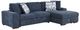 Homelegance® Raife 2-Piece Blue Sectional with Right Chaise-0
