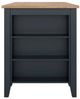 Signature Design by Ashley® Gesthaven Natural Rectangular Counter Height Dining Table with Blue Base-2