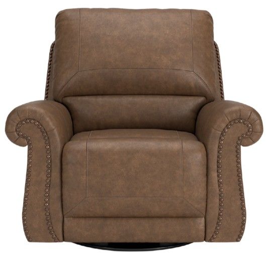 Signature Design by Ashley® Shadsburne Earth Manual Swivel Glider Recliner-1