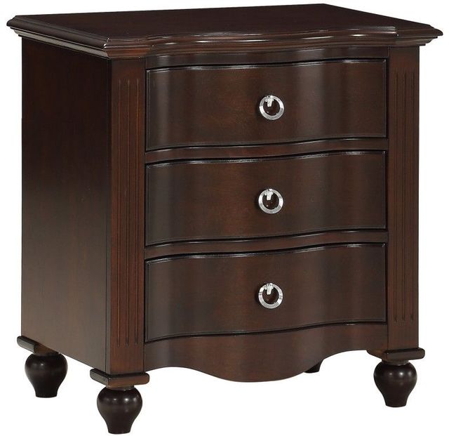 Mazin Furniture Meghan Espresso Youth Nightstand-1