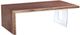 Fairfield® Live Edge Crotch Natural Waterfall Cocktail Table with Acrylic Square Base-0