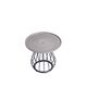 Ratana Diva Graphite/Snow End Table-1