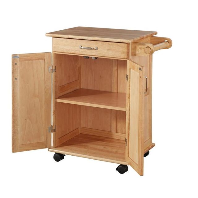 homestyles® General Line Brown Kitchen Cart-1
