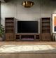 Legends Home Haven Bourbon 82" Fireplace TV Stand with Glass Doors-1
