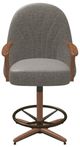 Chromcraft Customizable Bailey Swivel Tilt Counter Height Dining Stool-5