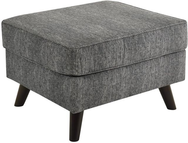 Legends Home Hollywood Stonewash Black Ottoman-0