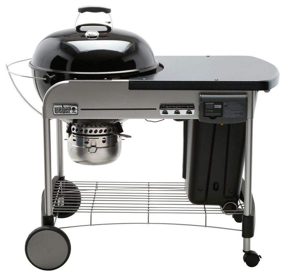 Weber® Grills® Performer® Deluxe 22" Black Freestanding  Charcoal Grill