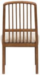 Magnussen Home® Woodward Dark Clove Brown Dining Side Chair with Upholstered Seat and Wood Slat Back-4