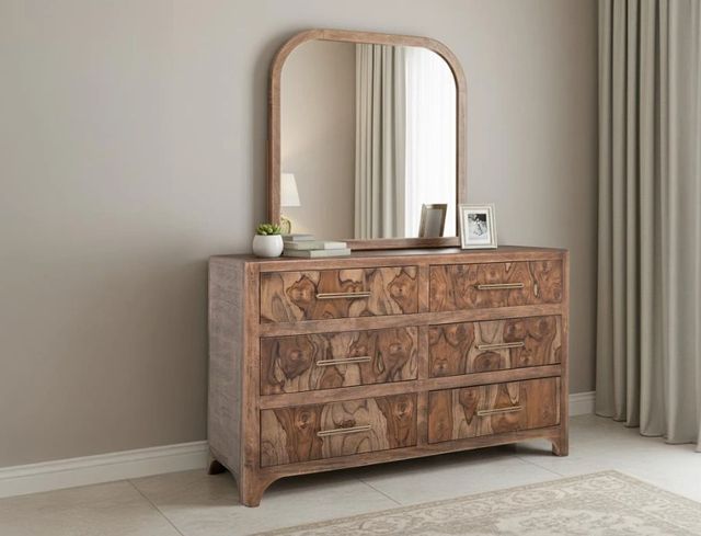 International Furniture Direct Praga Brown Dresser-1