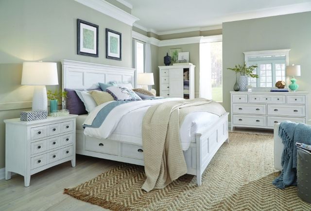 Magnussen Home® Heron Cove Chalk White Drawer Dresser-1