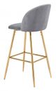 Zuo® Cozy Gray Bar Chair-4