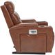 La-Z-Boy® Neo Cognac Leather Power Rocking Recliner with Headrest and Lumbar-2