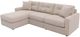 Drew & Jonathan Home ModularOne New Horizon 3-Piece Beige Modular Chaise Sectional-0