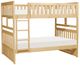 Homelegance® Bartly Natural Pine Full/Full Bunk Bed-0