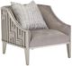 Michael Amini® Roxbury Park Gray/Stainless Steel Accent Chair-0