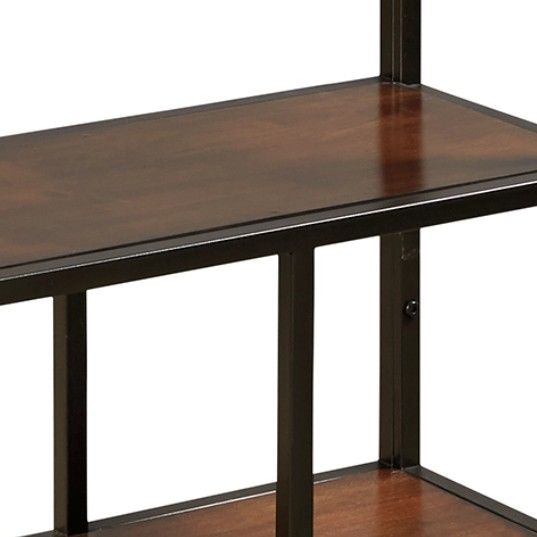 Signature Design by Ashley® Frankwell Black/Brown Bookcase-4
