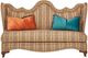 Michael Amini® Grand Masterpiece Blue/Orange/Royal Sienna Settee-1