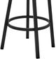 Armen Living Bryant Black 30" Swivel Bar Stool-4