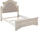 Signature Design by Ashley® Realyn Chipped White Youth Full Upholstered Panel Bed-1