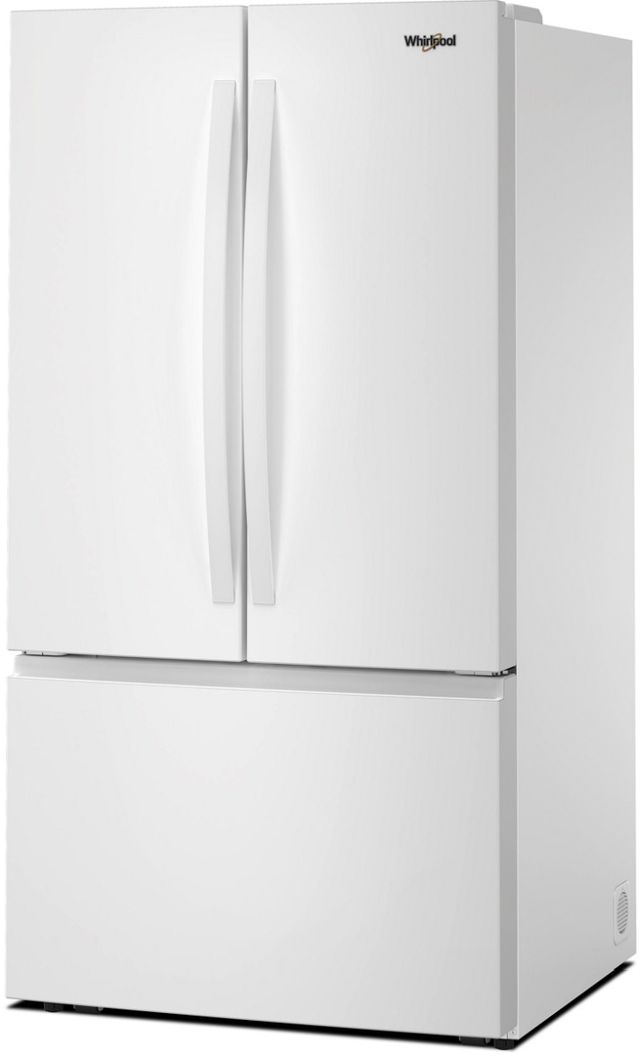 Whirlpool® 36" 30.5 Cu. Ft. White French Door Refrigerator with Ice Maker-3