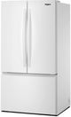Whirlpool® 36" 30.5 Cu. Ft. White French Door Refrigerator with Ice Maker-3