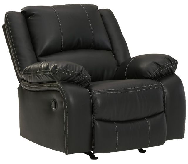 Signature Design by Ashley® Calderwell 3-Piece Black Reclining Living Room Set-3