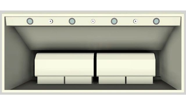 Vent-A-Hood® 60" Biscuit Wall Hood-3