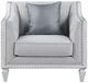 ACME Furniture Katia Light Gray/Weathered White Chair-3