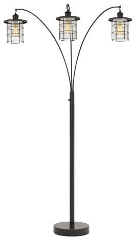 Cal® Lighting & Accessories Dark Bronze Floor Lamp-1