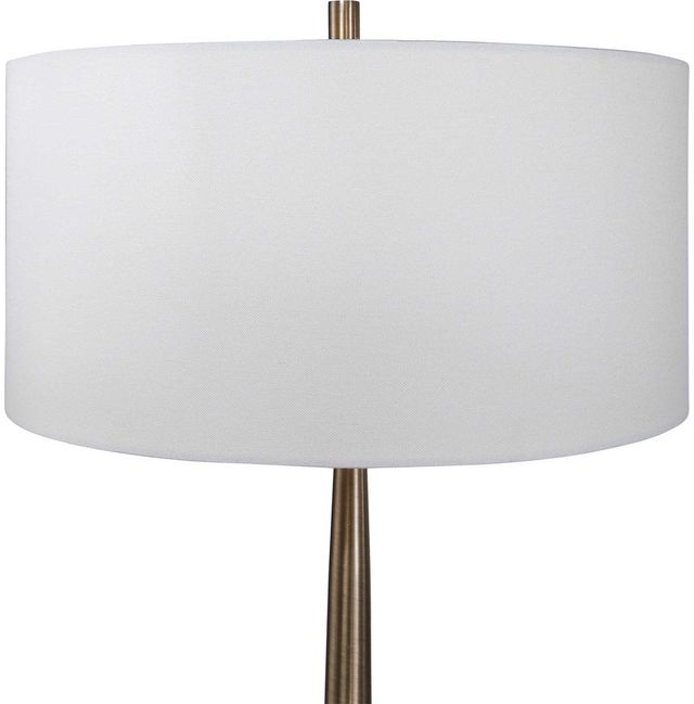 Uttermost® Minette Antique Brass Floor Lamp-4