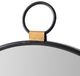 A & B Home Black Stopwatch Wall Mirror-2