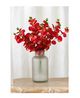 A & B Home Red/Green Eucalyptus Bundle-2