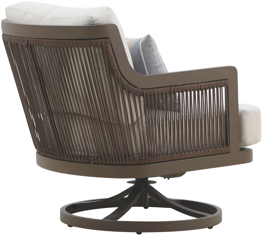 New Classic Furniture Genova Outdoor Swivel Club Chair - Thumbnail 4