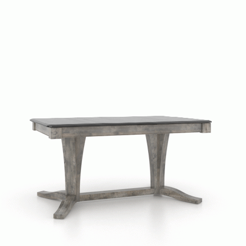 Canadel Customizable Gourmet 60" VR Trestle Base Dining Table -3