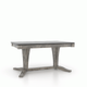 Canadel Customizable Gourmet 60" VR Trestle Base Dining Table -3