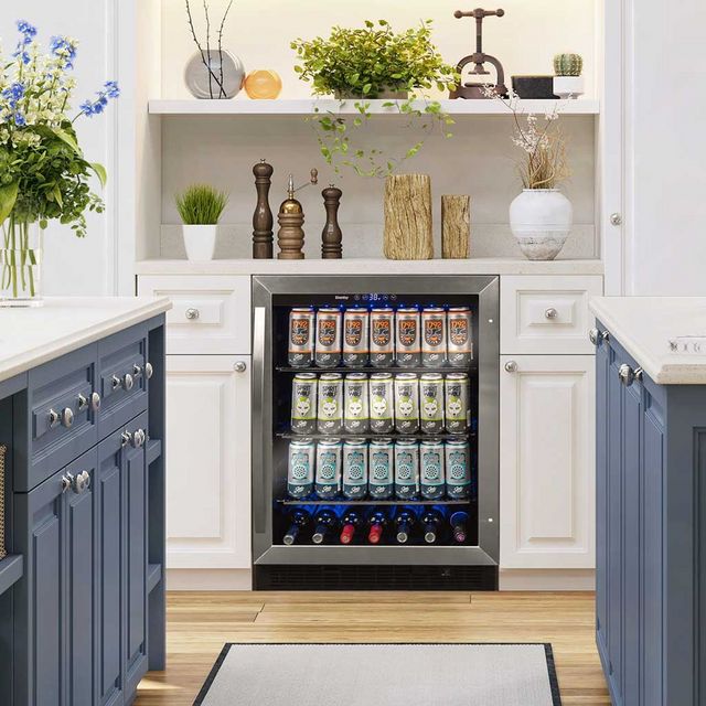 Danby® 24" 5.7 Cu. Ft. Stainless Steel Built In Beverage Center-3