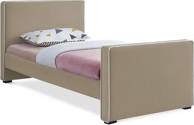 Meridian Furniture Dillard Beige Twin Bed-0