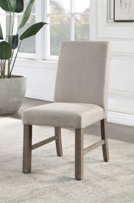 Furniture of America® San Antonio Gray Dining Side Chair-1