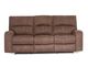 Cheers by Man Wah Chocolate Power Reclining Sofa with Power Headrest-0