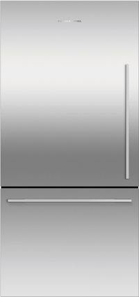 Front view of the Fisher & Paykel Series 5 32 in. 17.1 Cu. Ft. Stainless Steel Counter Depth Bottom Freezer Refrigerator