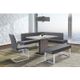 Armen Living Amanda 2-Piece Gray Side Chairs-3