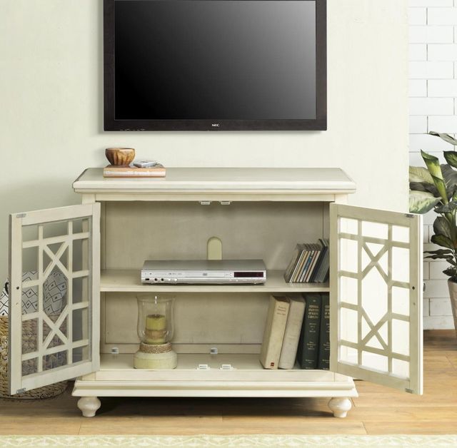 Martin Svensson Small Spaces Antique White Entertainment Console-2