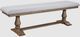 Urban Collections by Yutzy Woodworking Naples Retreat White Oak/Yolo-Grey Upholstered Dining Bench-0